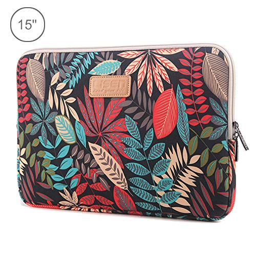 YAN Laptop Bags Portable Lisen 15 inch Sleeve Case Ethnic Style Multi-color Zipper