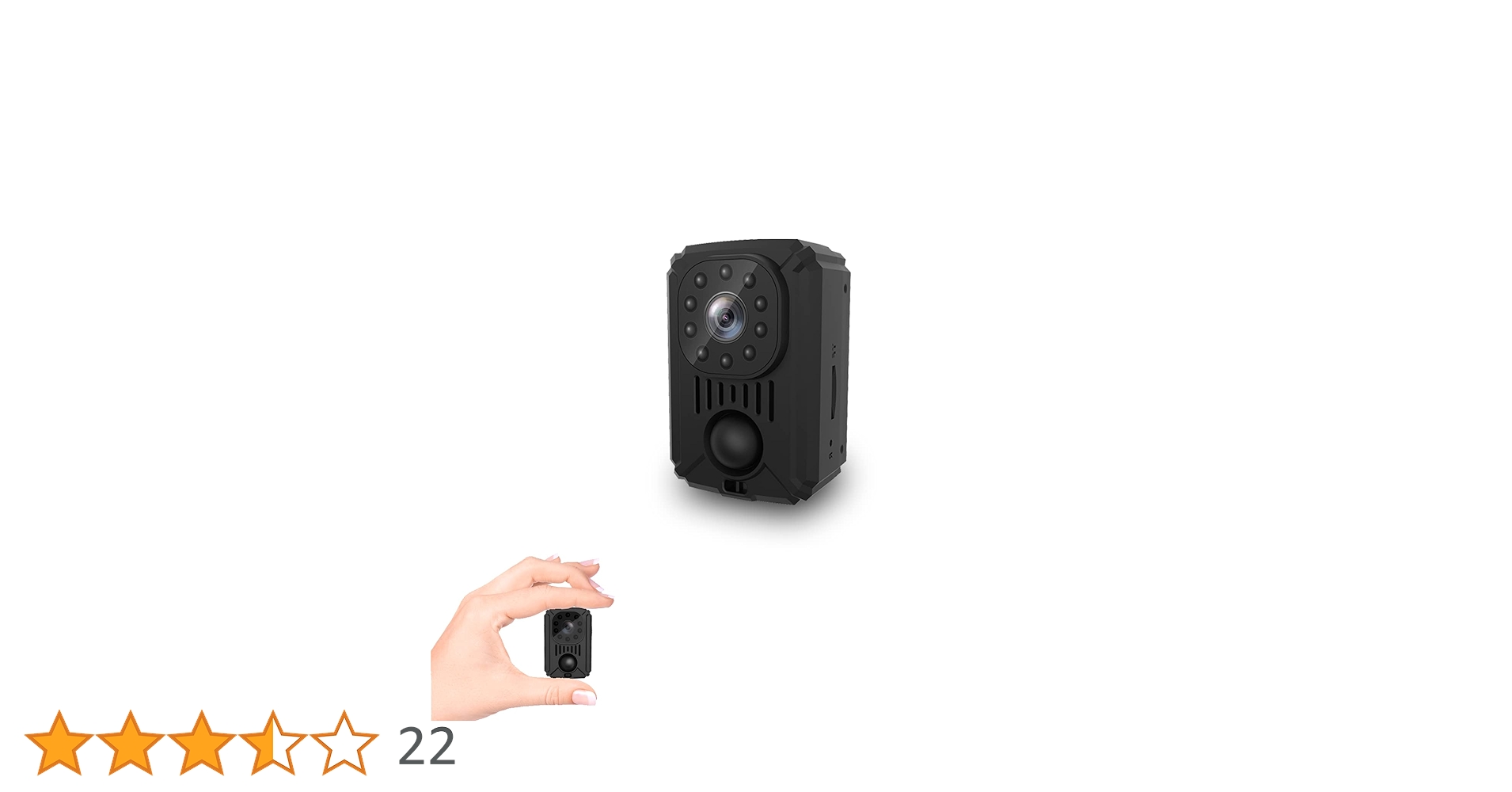 Amazon.co.jp: 小型カメラ 防犯監視カメラ PIR人感センサー 動体