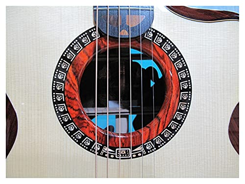 YYYSHOPP Guitare Acoustique à la Main, Top épinette Solide, Cornes Solides et Dos, Guitare à la Main de Luxe Haut de… - Les Beatles, Paul McCartney, John Lennon, RIngo Starr, George Harrison YYYSHOPP Guitare Acoustique à la Main, Top épinette Solide, Cornes Solides et Dos, Guitare à la Main de Luxe Haut de… – Image 4