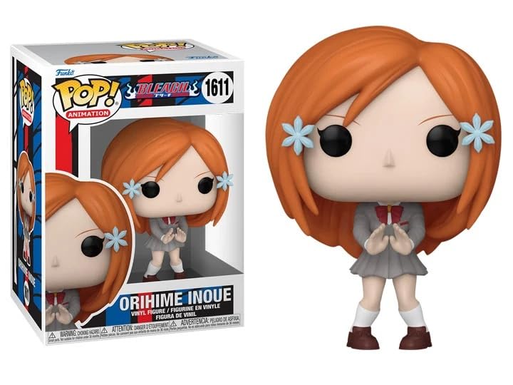 Funko Pop Bleach Wave 4A + Protector: Pop! Animation Vinyl Figure (Gift Set Bundled with ToyBop Brand Box Protector Collector Case) (Orihime Inoue School Uniform)