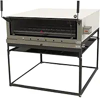 Forno Refratário Industrial a Gás com Kit Vapor - PRP-1500AT G2-495 L Com Cavalete Desmontável - Progás Gás GLP - 220V