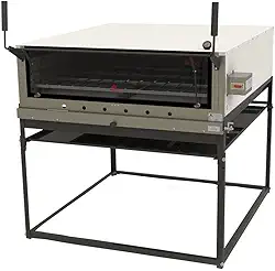 Forno Refratário Industrial a Gás com Kit Vapor - PRP-1500AT G2-495 L Com Cavalete Desmontável - Progás Gás GLP - 220V