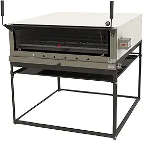 Forno Refratário Industrial a Gás com Kit Vapor - PRP-1500AT G2-495 L Com Cavalete Desmontável - Progás Gás GLP - 220V