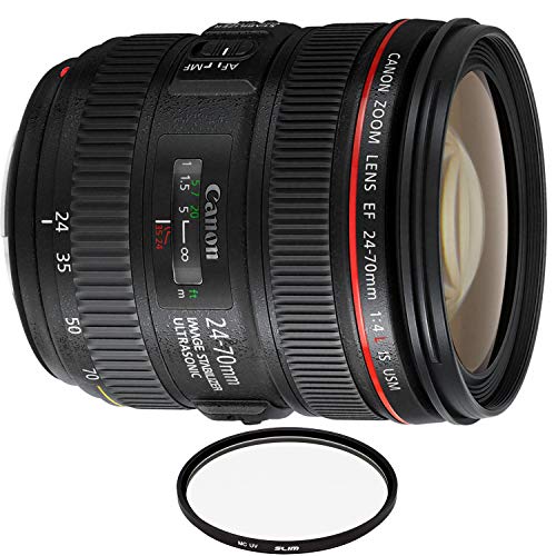 Amazon.com : Canon EF 24-70mm f/4L is USM Lens with Pro Filter