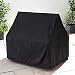 Trueshopping 3 in 1 Fire Pit Table, BBQ Grill, & Ice Cooler Drink Bucket with Weather Cover & Safety Mesh - Outdoor Fire Pit Charcoal, Log & Wood Burner - Garden Patio Heater