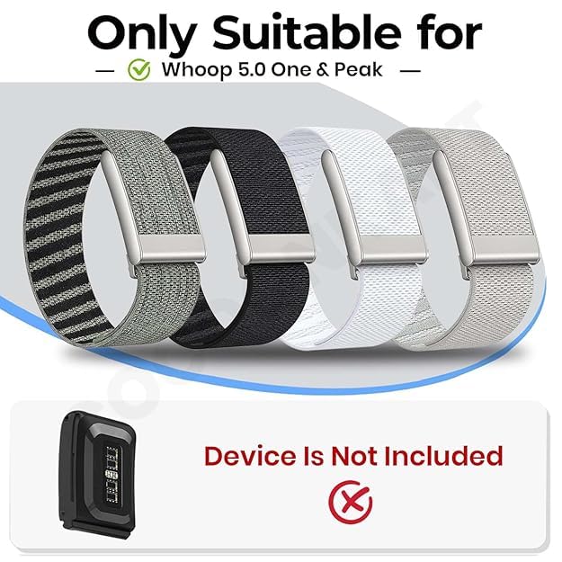 Image of Soft Nylon Sport Strap Breathable, Durable Strap Compatible with Whooop 5.0, One & Peak