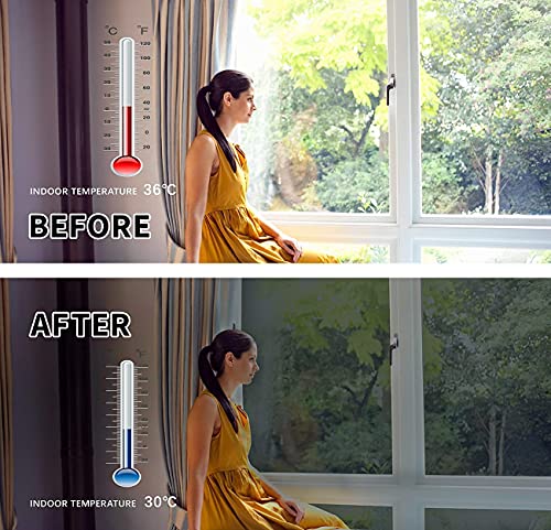 Image of SUNBIRD Window Tint Film Light Black Car Home Privacy Heat Insulation Anti-UV Office Home Glass Film (20Inch X 96Inch)