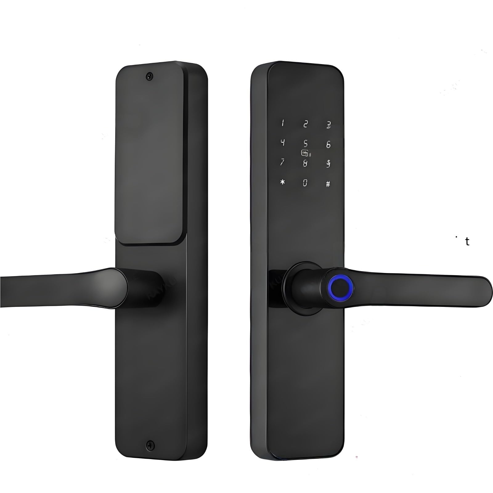 Serrure à Empreinte Digitale F7-TT — Compatible RAYKUBE F7 & TT Lock App · 5 Modes d’Ouverture (empreinte/app/code/carte/clé) · Pour pêne 22×160 mm · Portes 28–55 mm