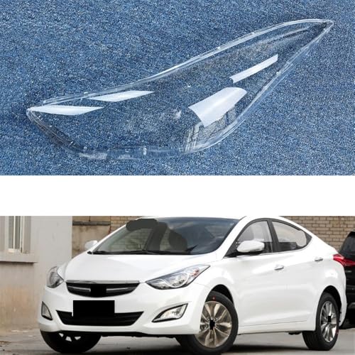 Coque de phare pour Elantra 2012-2016 couvercle en verre de remplacement
