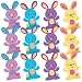 Easter Bunny Magnet Foam Craft Kit ~ Makes 12 Magnets ~ Approx. 3" X 4 3/4" ~ Foam Stickers ~ New