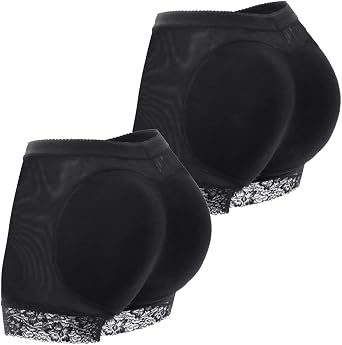 Butt Lifter Panties Padded Underwear for Women Hip Enhancer Pads Shorts Lace Boyshorts Shapewear