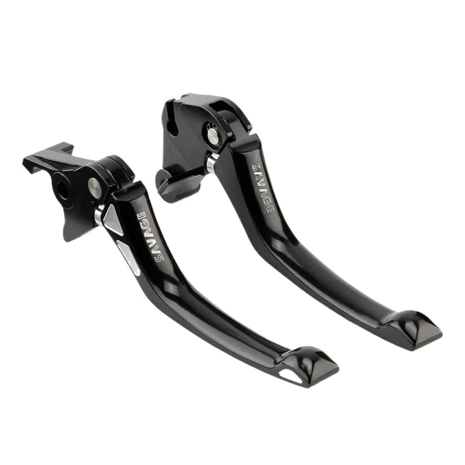 Black CNC Retro Adjustable Brake & Clutch Levers Set, Compatible With Kawasaki Vulcan 400 800 900 2000 VN400 VN800 VN900