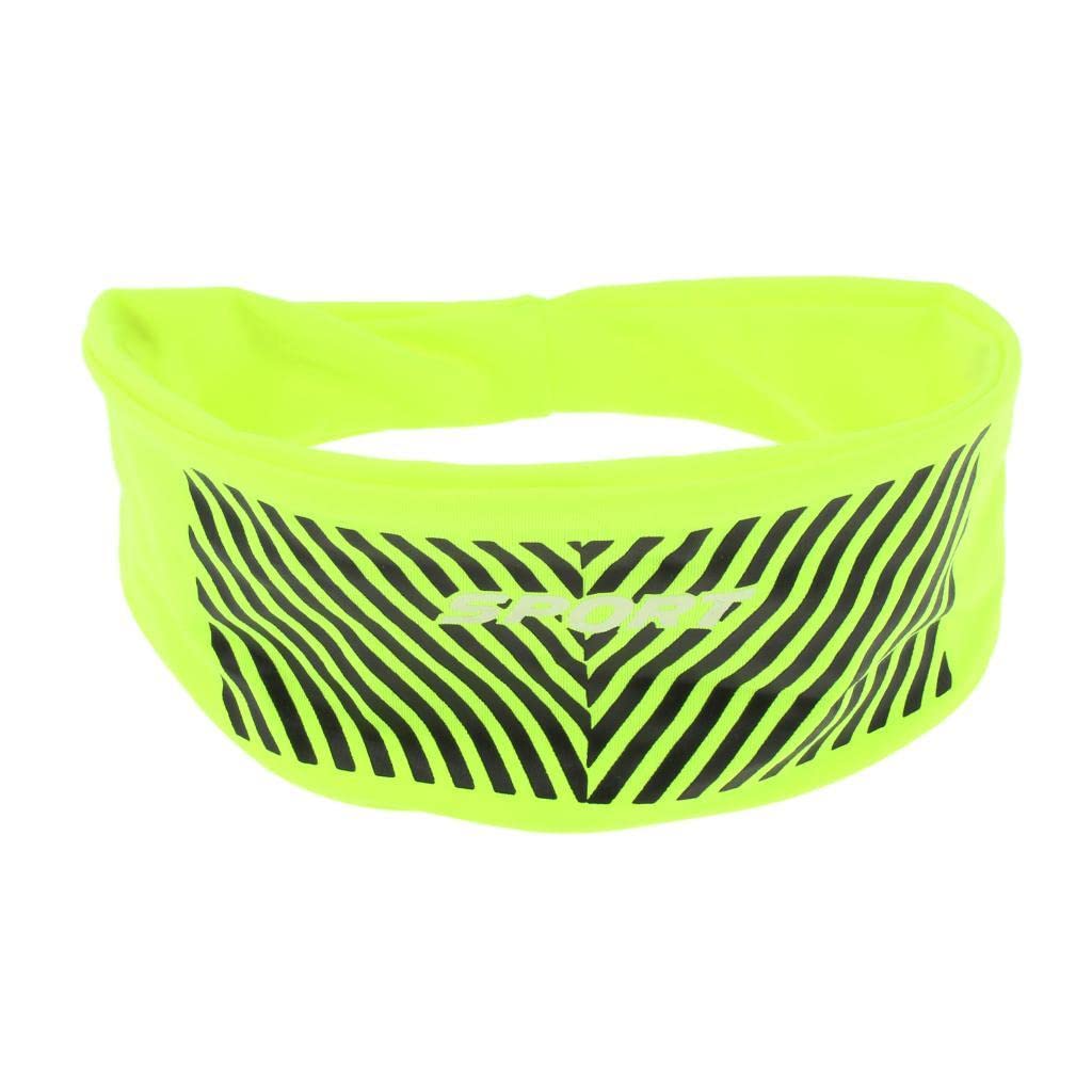 LOSA Sport Elastic Sweatband Sweat Moisture Wicking Absorbing Headband Green-image-8