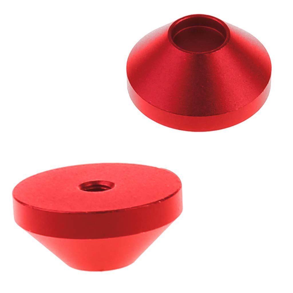 2Pcs Anodized Aluminum Foot Cone Feet Alu Giving Screws for Mechanical Keyboard for Case 6Colors Optional