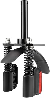 Lechnical Electric Scooter Front Fork Hydraulic Shock Absorber with Mudguard Fork Reflective Strips Compatible with MI3 M365 PRO PRO2 1S