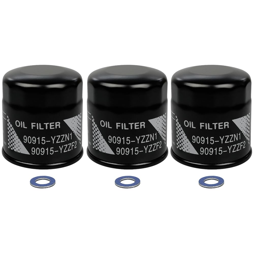 Amazon.com: 3PCS 90915-YZZF2 Oil Filters Compatible With Toyota