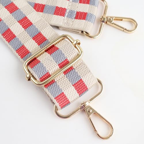 Image of Adjustable Replacement Shoulder Strap Luggage Straps Belt Crossbody Canvas Bag Handbag Purse Strap for Women (K-style 52)