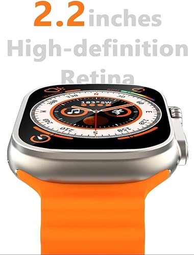 Miniatura 2 de BAgLev Smartwatch Ultra 2.2 pulgadas 1.929 in Series para mujeres y hombres, rastreador de fitness con Bluetooth llamadas y aplicaciones de