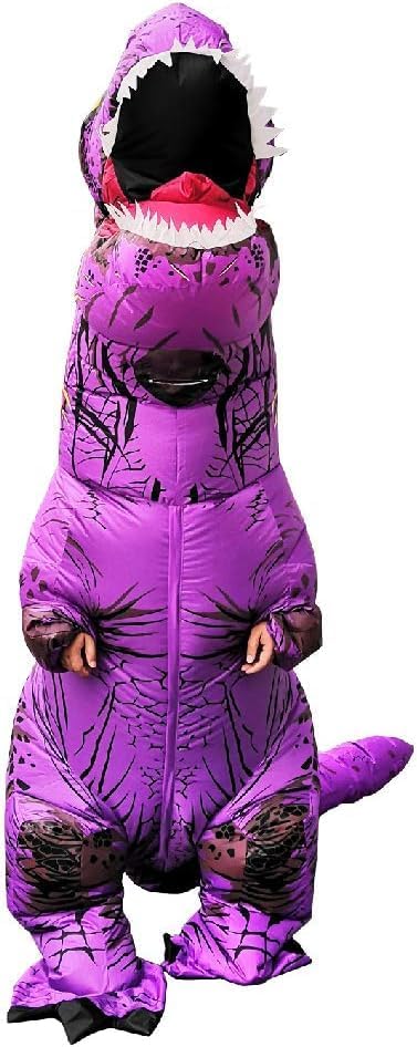 Miniatura 5 de Ekuuga T-Rex Dinosaur Inflatables Costume Purple Inflatable Costume Halloween Costume Cosplay Fancy Dress