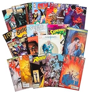 20 Assorted Comic Book Collection- Evenly Split Between Marvel, DC, and Indie Faves – All Different, Unread, No Dupes – Superman, X-Men, & More – Great Holiday Set for Any Superhero Fan