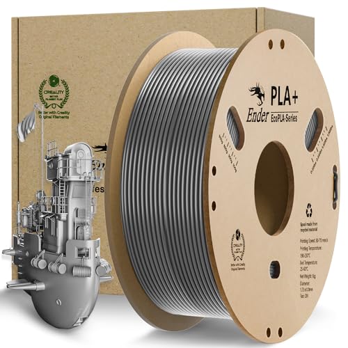 CREALITY Ender PLA + 1.75mm Filament, Neatly Wound 3D Printer PLA Pro Filament, 1kg Spool (2.2lbs), Dimensional Accuracy +/- 0.03 mm, Fit Most FDM 3D Printers, Grey