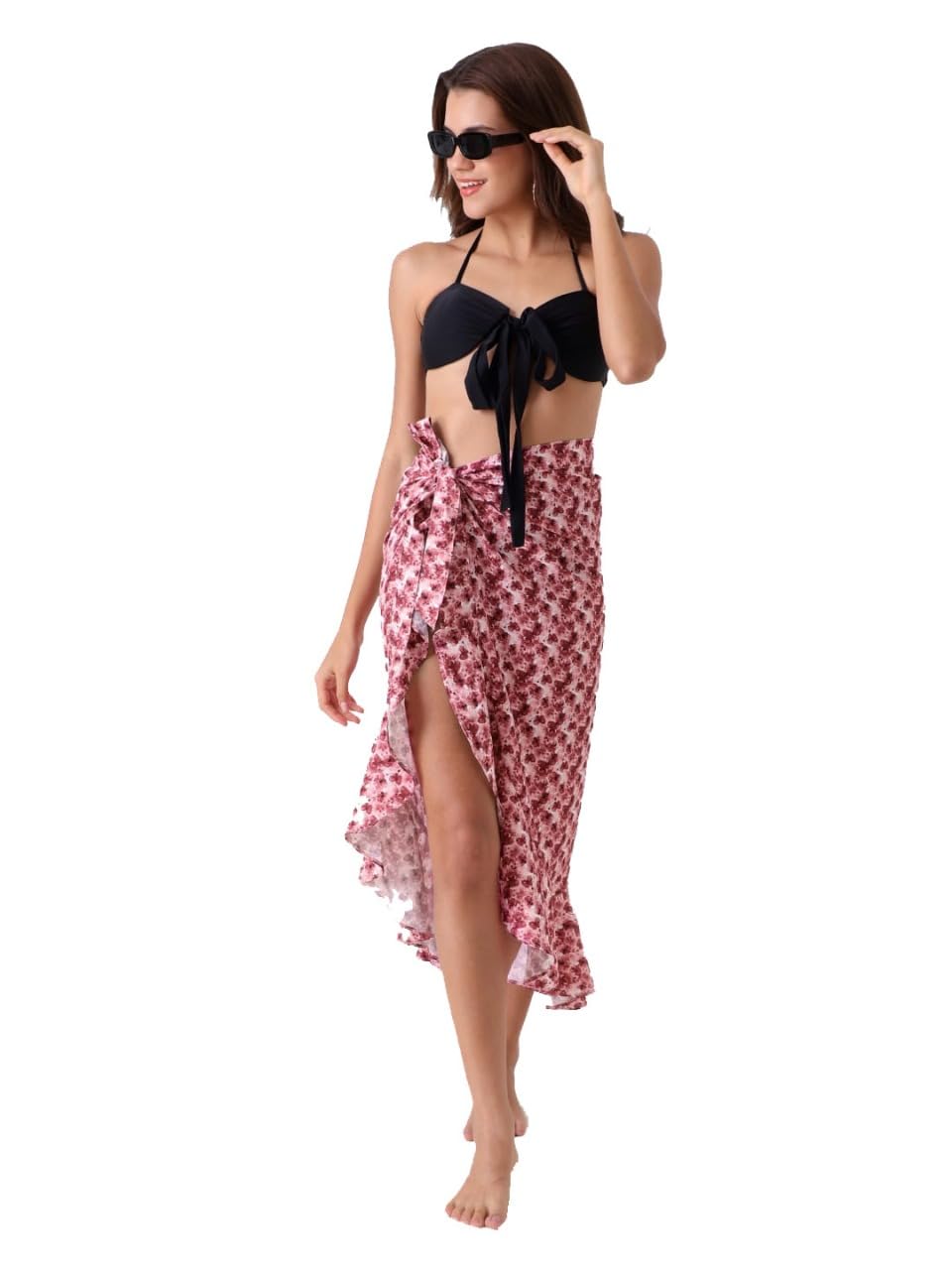 beau design Women's Stylish Wrap Skirt Sarong Polyster Trendy Digital Printed Sarongs for Beachwear and Beach Party-picture-52