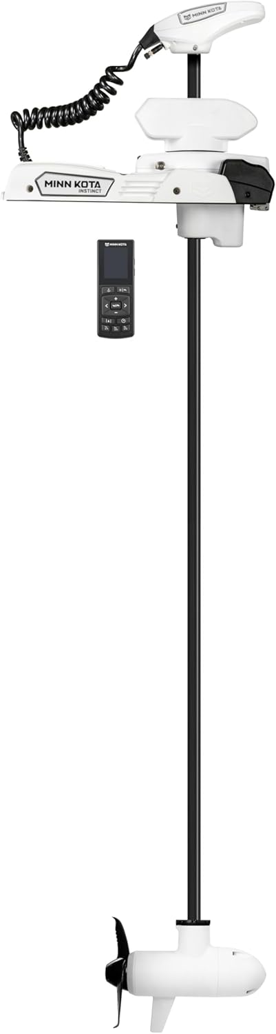 Minn Kota 1358562 Riptide Instinct Quest 90/115 lb. Thrust, 87" Shaft, Wireless Remote, White