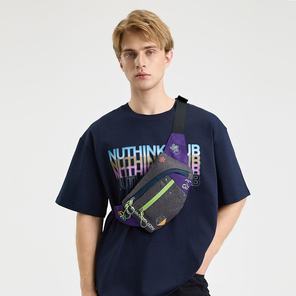 FX Creations Evangelion Borsa Tracolla Uomo Unisex
