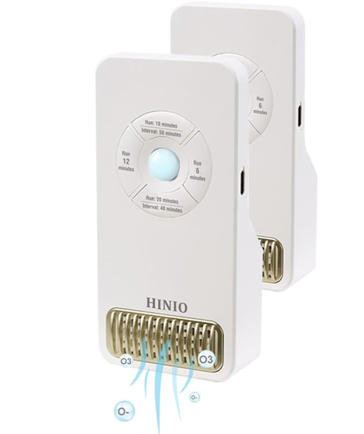 2Pcs Plug In Air Purifiers, Portable Negative Ion Generator, for Pet Hair, HEPA Air Filter, for Home Air Ionizer for Bedrooms, Office, Toilets, Garages, Air Cleaner for for Dust, Smoke, Dander, Pollen