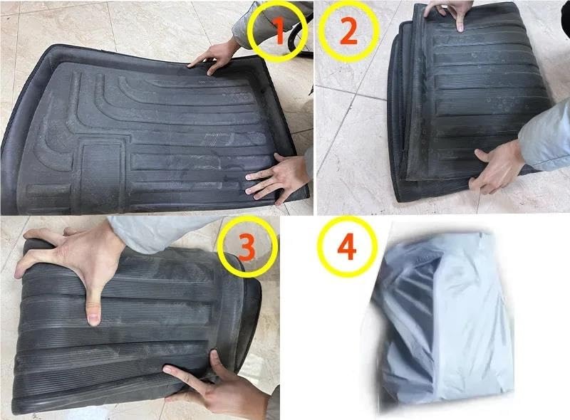 Alfombrilla maletero VW Polo 2018 2019 2020 2021 2022 2023 protector impermeable 5