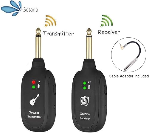 Getaria Wireless Gitarre Sender EmpfA nger UHF Gitarrensystem Digital Audio Sender EmpfA nger Wiederaufladbare Batterie fA r E-Gitarre Bass Violine mit 3 5mm Stereo-Klinkenkabel Getaria Wireless Gitarre Sender EmpfA nger UHF Gitarrensystem Digital Audio Sender EmpfA nger Wiederaufladbare Batterie fA r E-Gitarre Bass Violine mit 3 5mm Stereo-Klinkenkabel