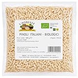 L'AGRESTE - PINOLI ITALIANI BIOLOGICI NATURALI - Selezionati PRIMA SCELTA. IDEALI PER DOLCI, PESTO, CUCINA GOURMET. Confezione da 500 g SOTTOVUOTO SALVAFRESCHEZZA