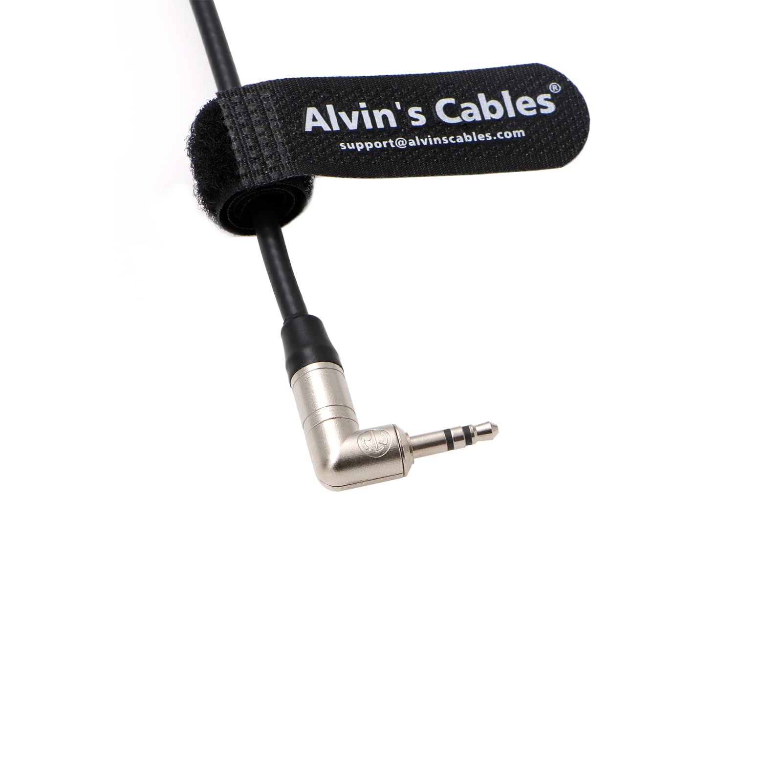 Alvin's Cables Cavo Timecode per Canon R5C DIN 1.0/2.3 a 3.5mm TRS Cavo Time Code a 90 Gradi Compatibile con Tentacle Sync