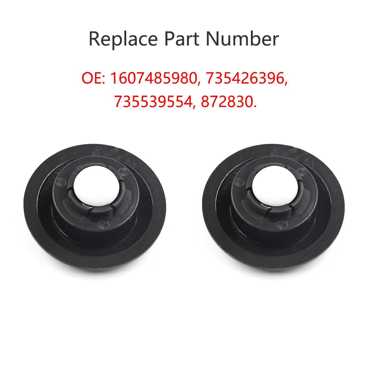 2 pulsanti di rilascio della portiera interna posteriore, compatibili con Fiat Ducato Mk3, Citroen Relay Mk3 e Peugeot Boxer Mk3, 1607485980