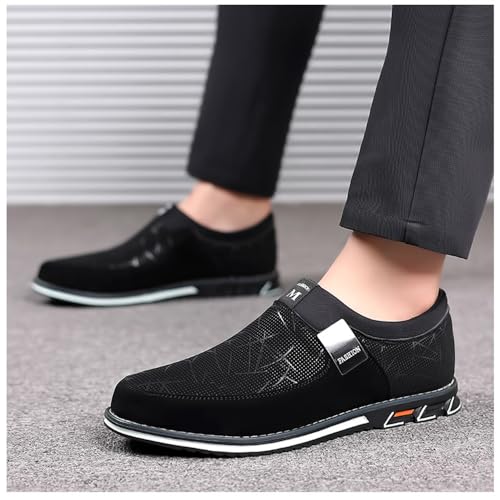 Mens Casual Shoes Slip on Sneakers Loafers Comfort Walking Shoes for Male Business Work Office Dress4