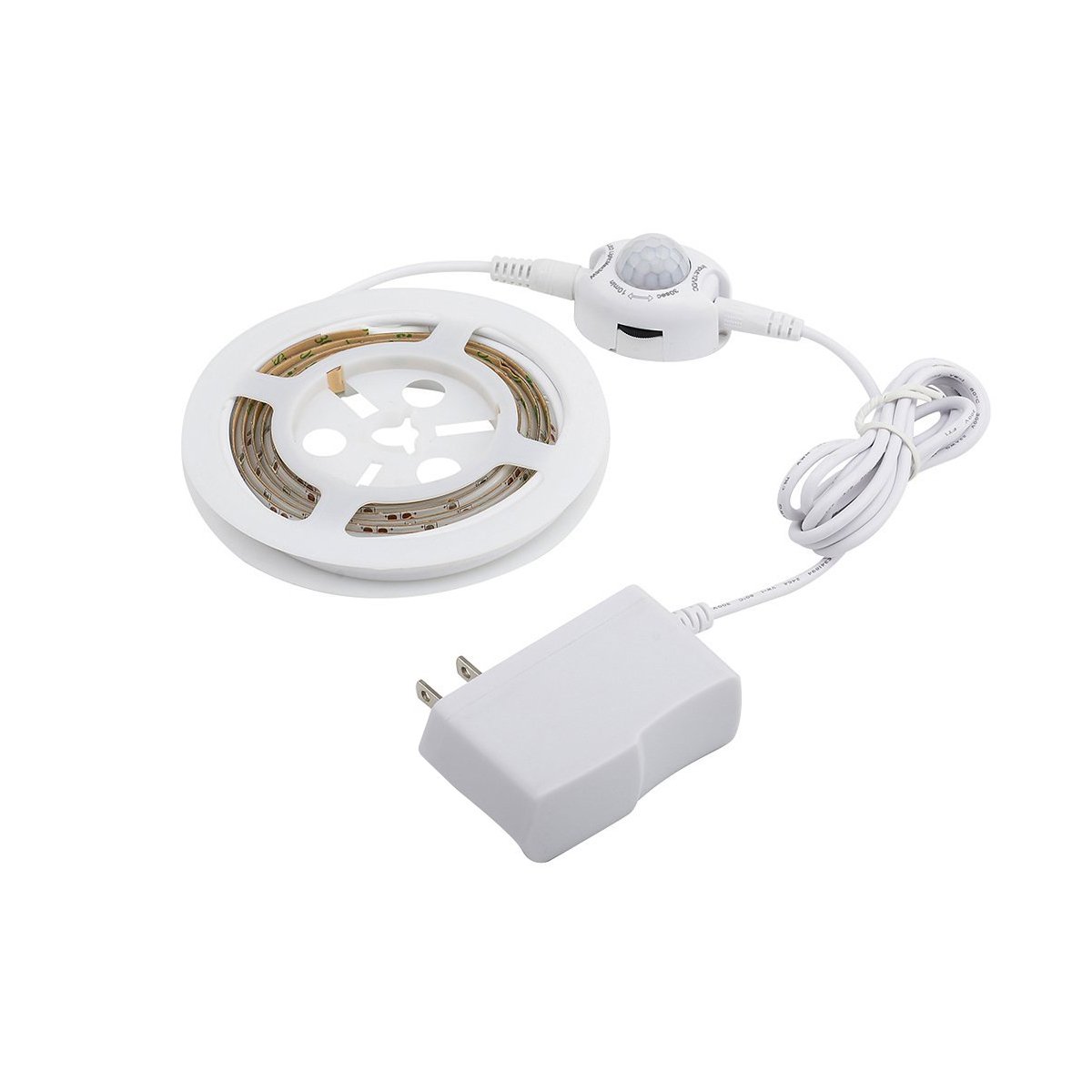 IFITechIFITech 5V USB Dimmable 2 Meters LEDs Strip Light with PIR Motion Sensor for Indoor Home,Cabinet, TV Background Decoration(Plastic, Warm White)