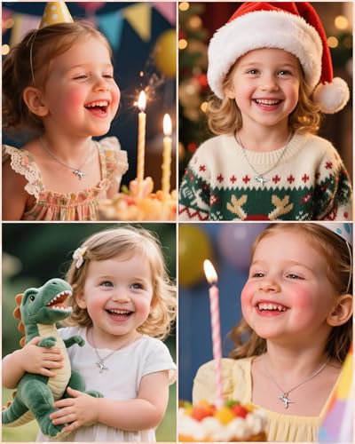 HGDEER You're RAWR-Some Birthday Christmas Dinosaur Necklace for Boy Girl, T-Rex Necklace Cute Jewelry from Parents or Grandparents with Meaningful Quote Card2