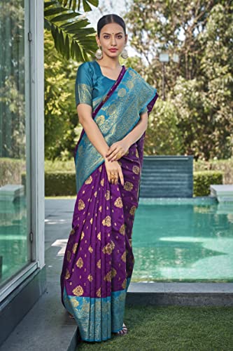 Image of Glory Sarees Women's Banarasi Silk Saree With Blouse Piece (Rich Silk101 Parent)