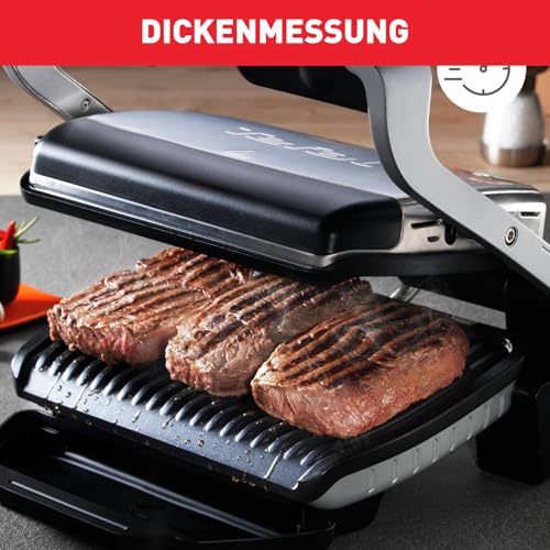 Tefal OptiGrill Kontaktgrill – Elektrogrill mit 6 automatischen Programmen, Garstufenanzeige und automatischer Temperaturanpassung… – Ansicht 6
