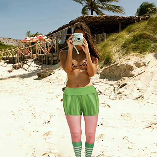 PRETYZOOM St. Leggings Patricks Day Leggings Verde Irlandês Shamrock Leggings Calça Capri Estampada