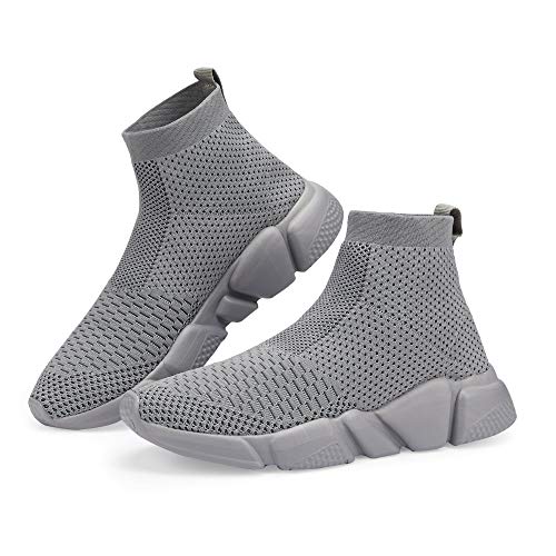 Image of Casbeam Men's Running Knit Comfortable Lightweight Breathable Casual Sports Shoes Fashion Sneakers Slip-On Walking Shoes