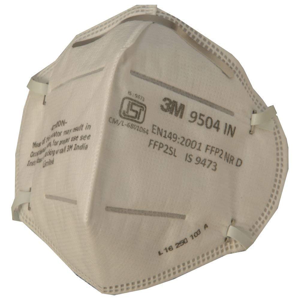 3M 9504-IN Particulate Respirator Mask (White, Pack of 5) (B08XMNJYH7) Amazon Price History, Amazon Price Tracker