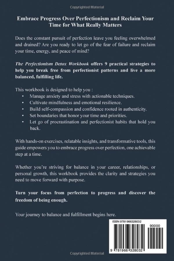 Perfectionism Detox Workbook: 9 Practical Strategies to Alleviate Stress, Manage Anxiety, and Reclaim Your Time for What Really Matters (My Momentum Series) - Image 2