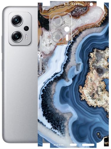 Image of AtOdds - Full Body Back Screen Guard Protector Film - Lamination Wrap Skin Sticker Compatible with REDMI K50i (5G) | Scratchproof Matte Finish (Floor Marble)