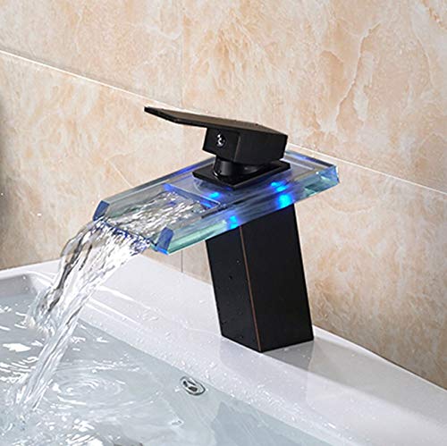 Robinet de lavabo chrome et noir premium mitigeur eau chaude froide