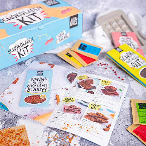 Just Spices DIY Schoko-Kit I Schokoladen-Set zum Selbermachen I Personalisierte Schokolade herstellen I Geschenk zu… – Bild 3