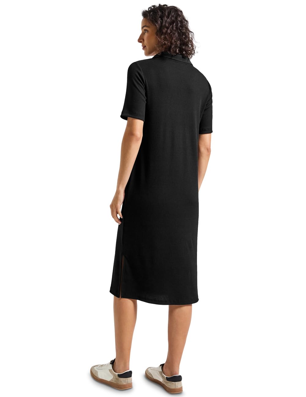 Street One Abito Polo con Struttura a Costine Donna