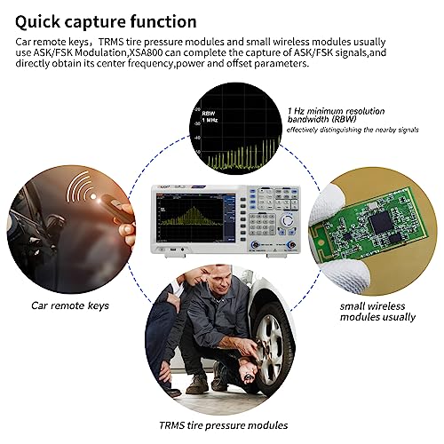 Image of OWON XSA810-TG 9-inch LCD Spectrum Analyzer with Tracking Generator, Frequency Range 9 kHz to 1 GHz,high Resolution 1280X800 Pixels with USB Host, USB Device,LAN, Earphone, HDMI Connectivity