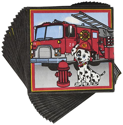 Forum Novelties Firefighter Luncheon Napkins (16 Pack)