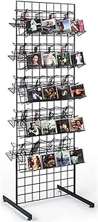 2â€™ x 6â€™ Black Floor Standing Wire Grid Fixtures Complete with â€œTâ€ Style Bases Come in Set of (2)